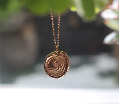 Handmade Initial necklace! 